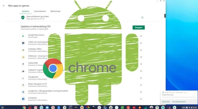 Android automatische app-updates op Chromebook