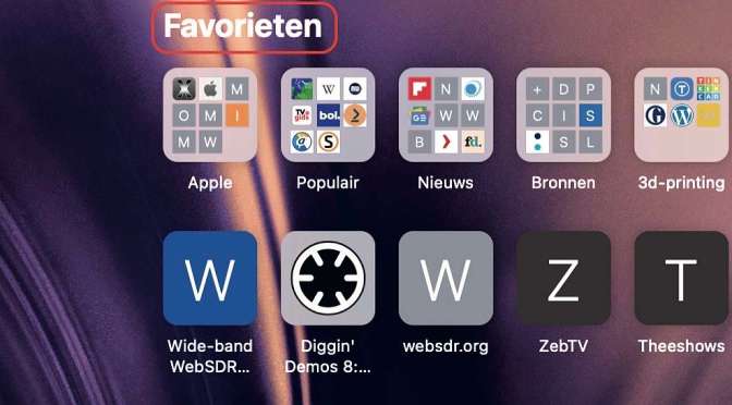 Startpagina van Safari aanpassen