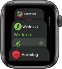 Dock op de Apple Watch