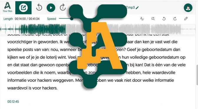 Een interview uitwerken met Artificial Intelligence: Amberscript