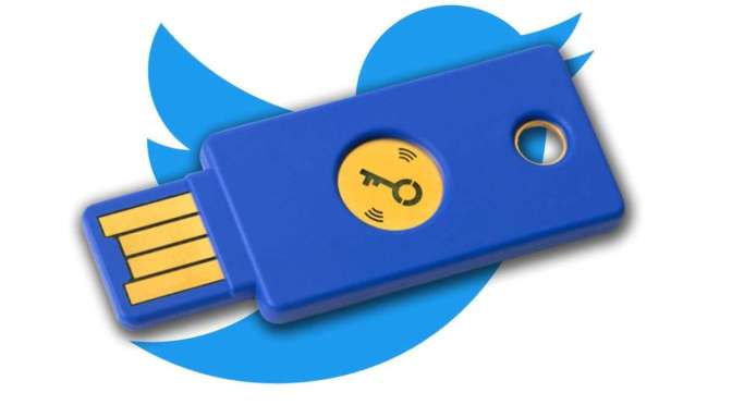 Tweestapsverificatie met veiligheidssleutels bij Twitter