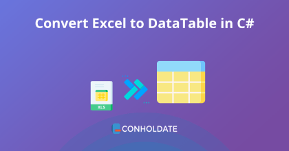 C Convert Excel To Datatable - High Quality Dark Design - High Resolution