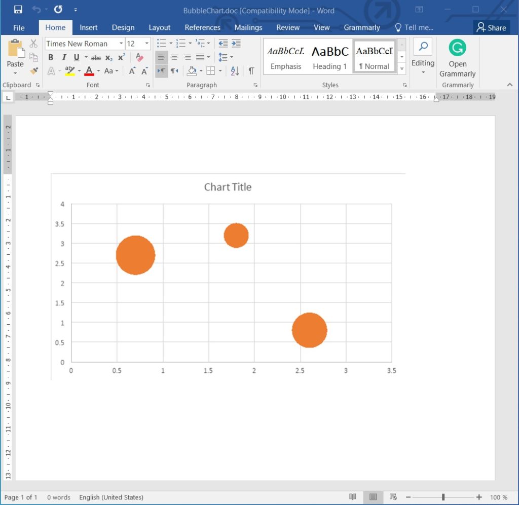 Charts In Ms Word Create Chart In Word Using C - Space Picture Collection - Mobile Quality