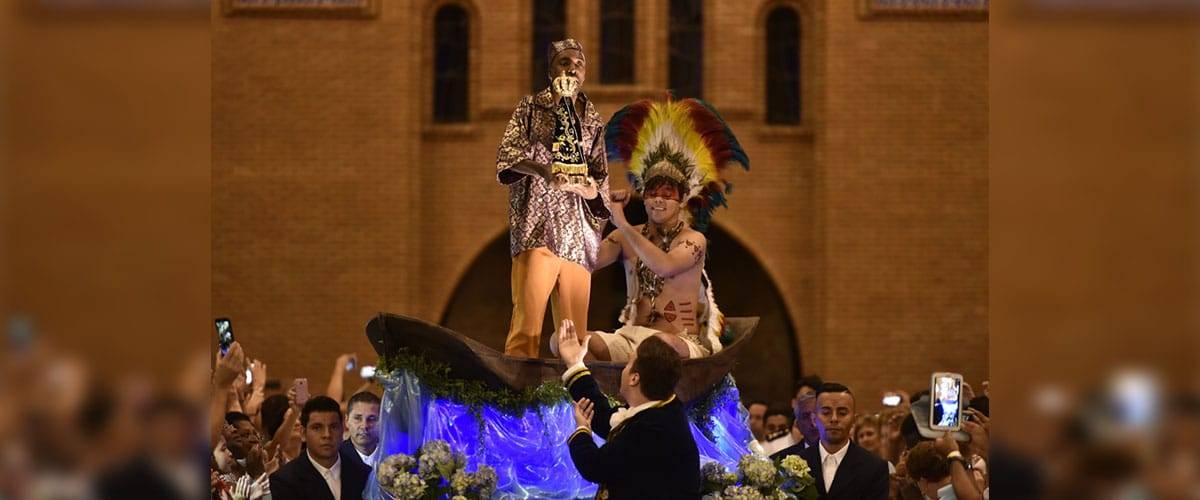 Com a presença da Marinha do Brasil Santuário inicia a Novena da Padroeira