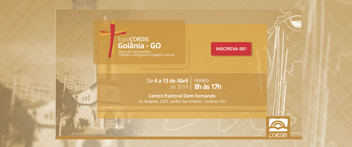 Expo CORDIS em Goiânia. Participe!
