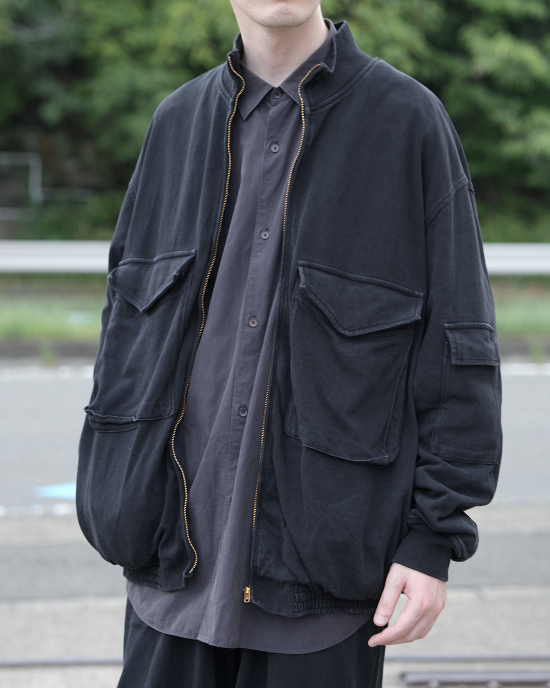 サイズ3！comoli オールインワン COMOLI (コモリ) シルクネップ オールインワン