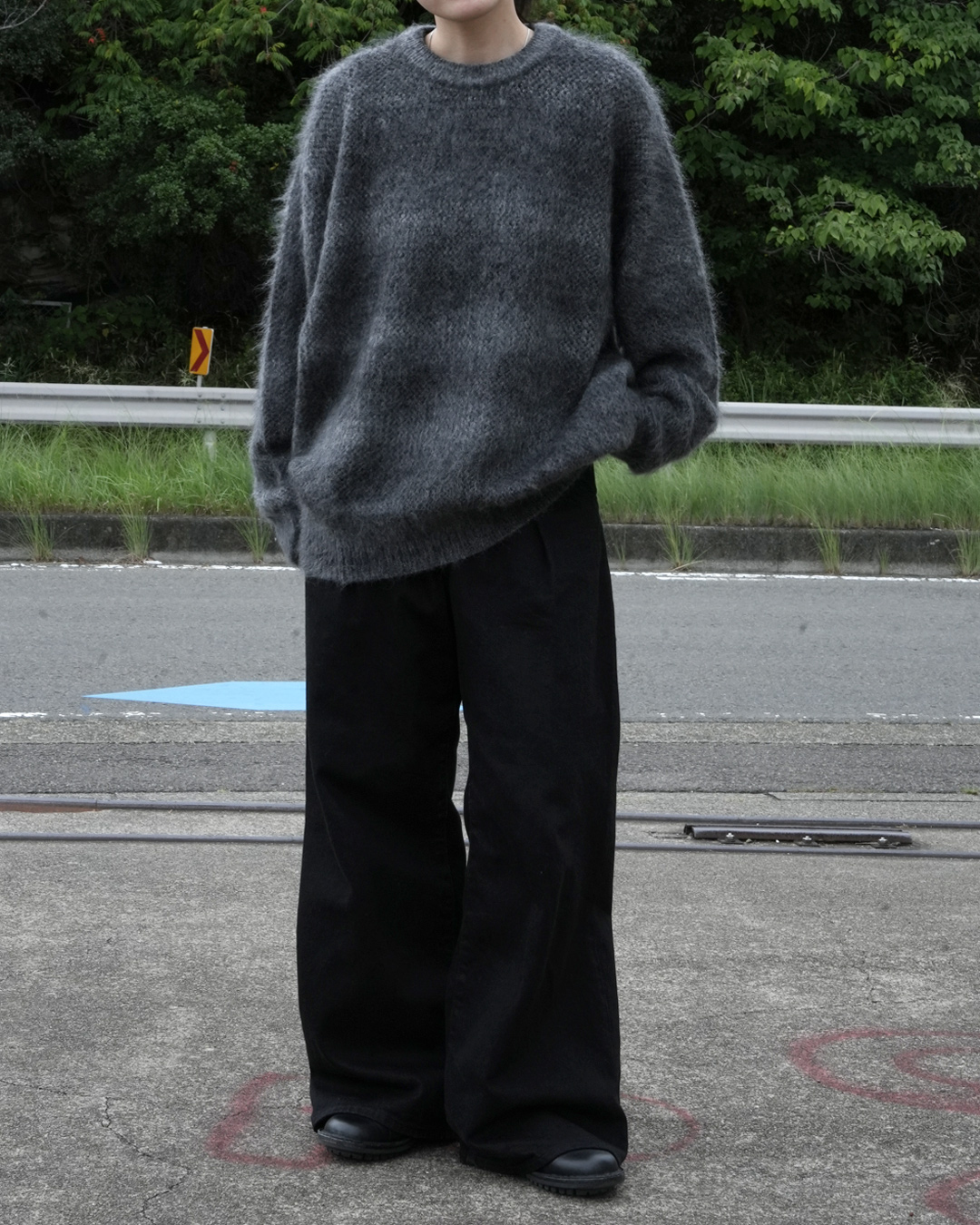 crepuscule ニット crepuscule/クレプスキュール】Co/Wo Moss Stitch P/O（ニット