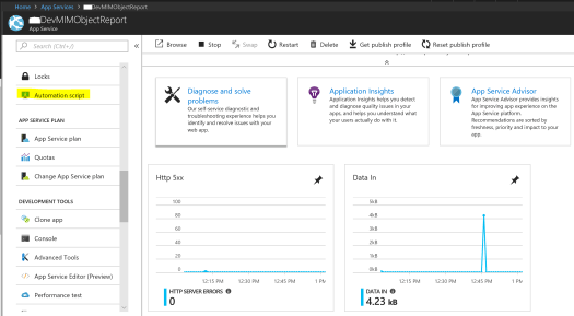 WebApp Deployment Script