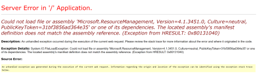 Error finding Microsoft.ResourceManagement DLL.PNG