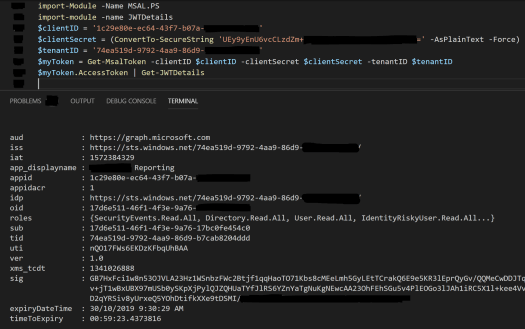 AuthN to Microsoft Graph using MSAL with PowerShell