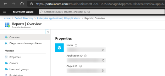 Masking Azure Application and Object ID