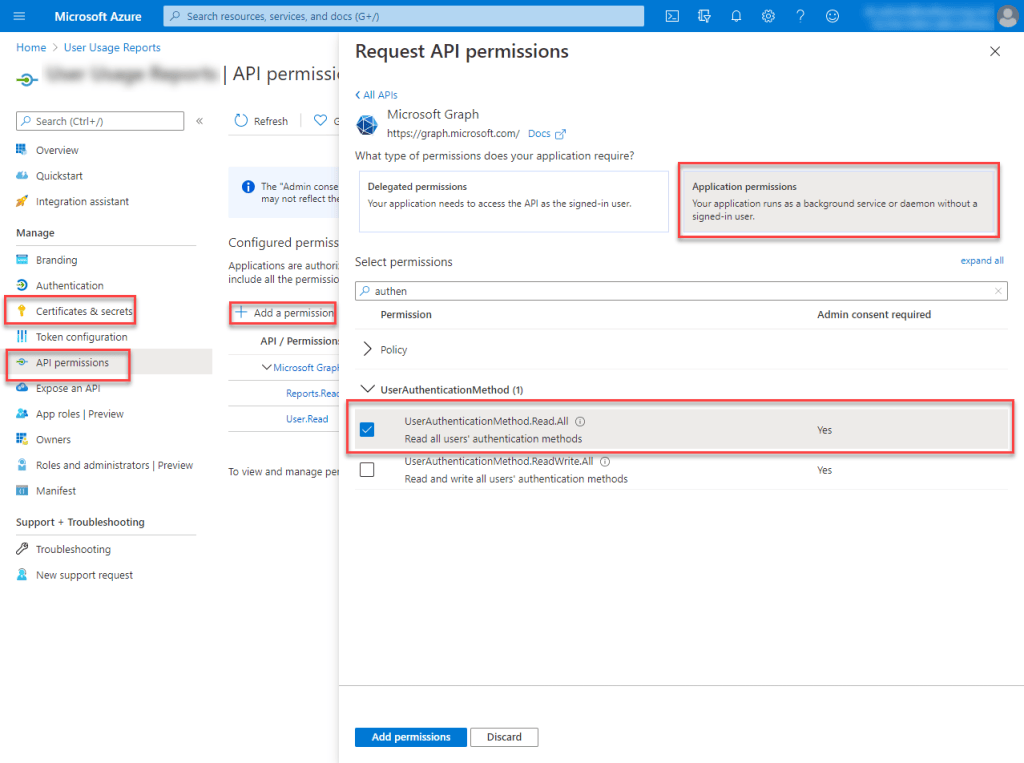 Reporting on Users' Azure AD Authentication Methods using Microsoft ...