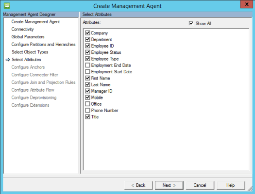 Dynamics 365 Finance & Operations Management Agent Attributes