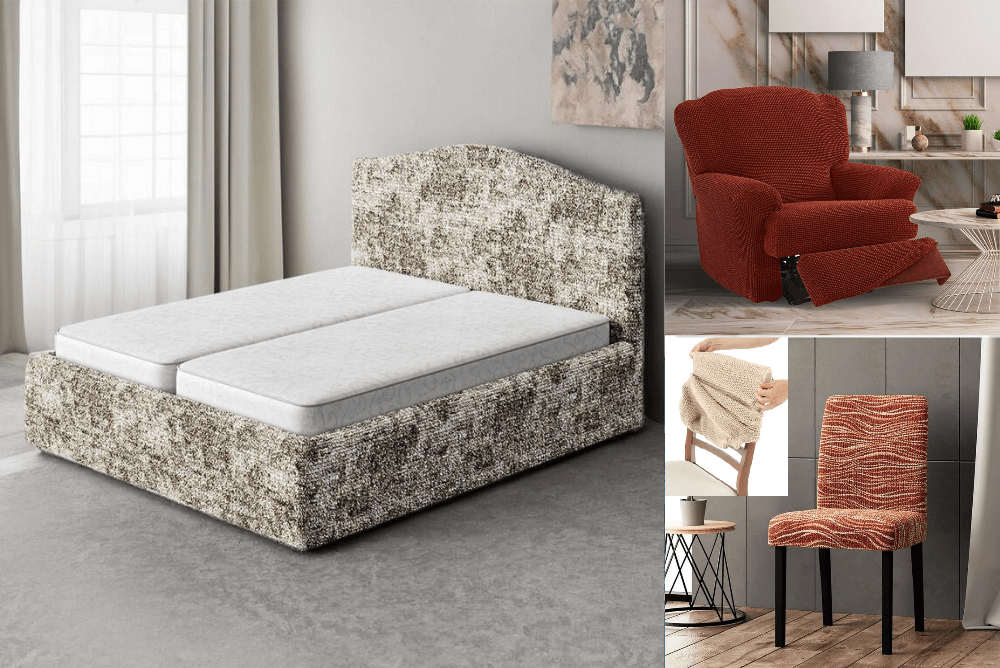 Elastické poťahy sú i na menej častý nábytok