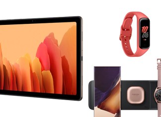 Samsung Galaxy Tab A7 and Wireless Charging Trio Samsung Galaxy Tab A7 and Wireless Charging Trio