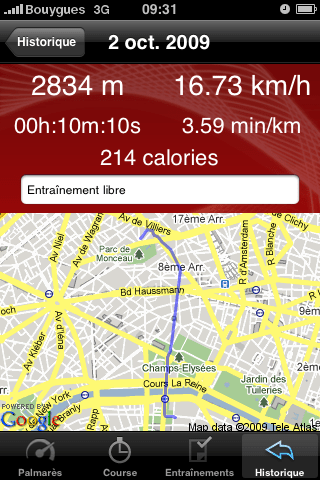 321 Run Free - Page résumé