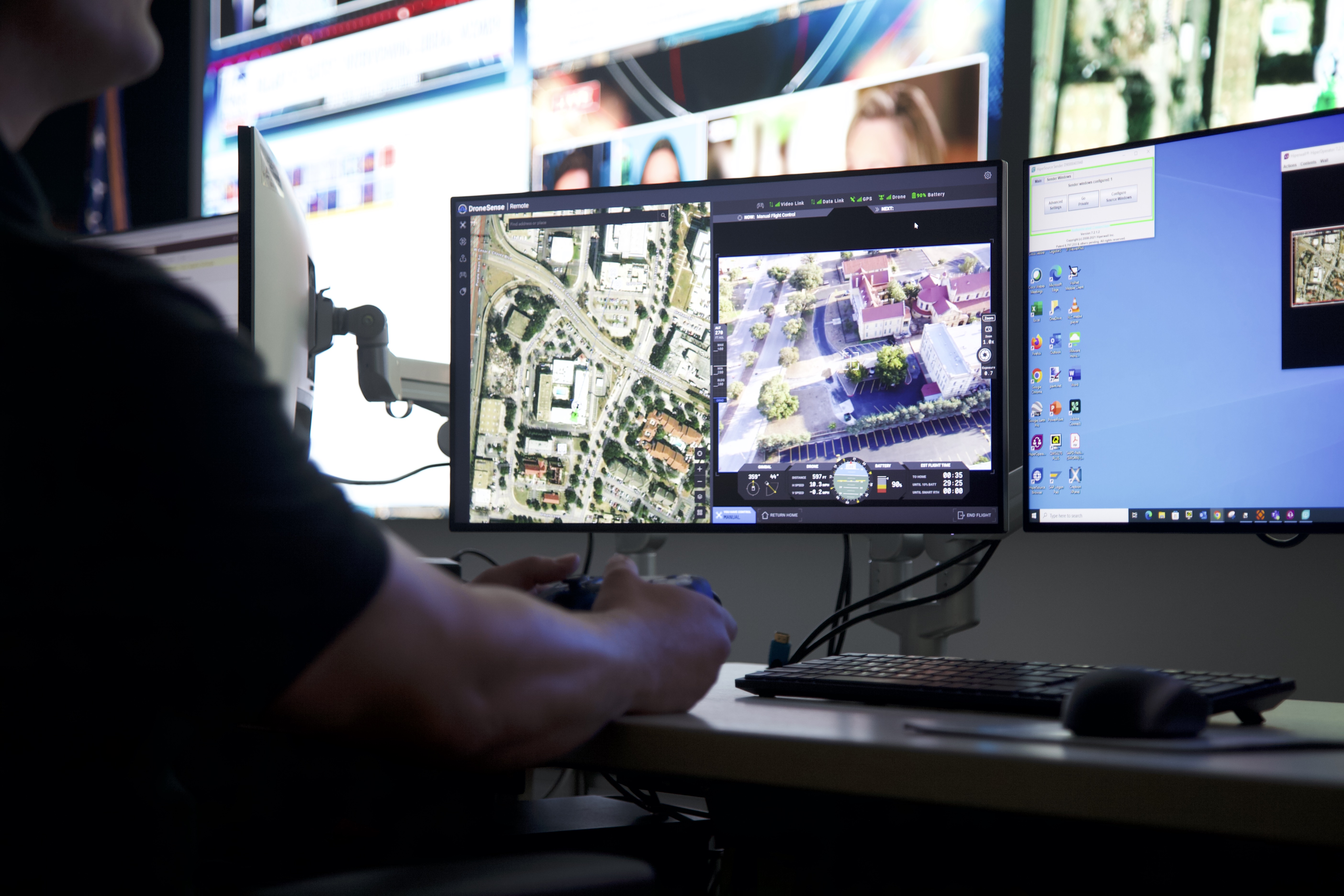 Drone Early Warning Software Platform Gets Major Update - Ultra HD Mountain Picture - 8K