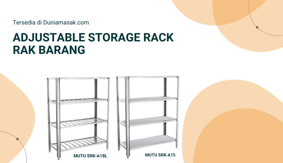 Adjustable Storage Rack Rak Barang tersedia di Duniamasak