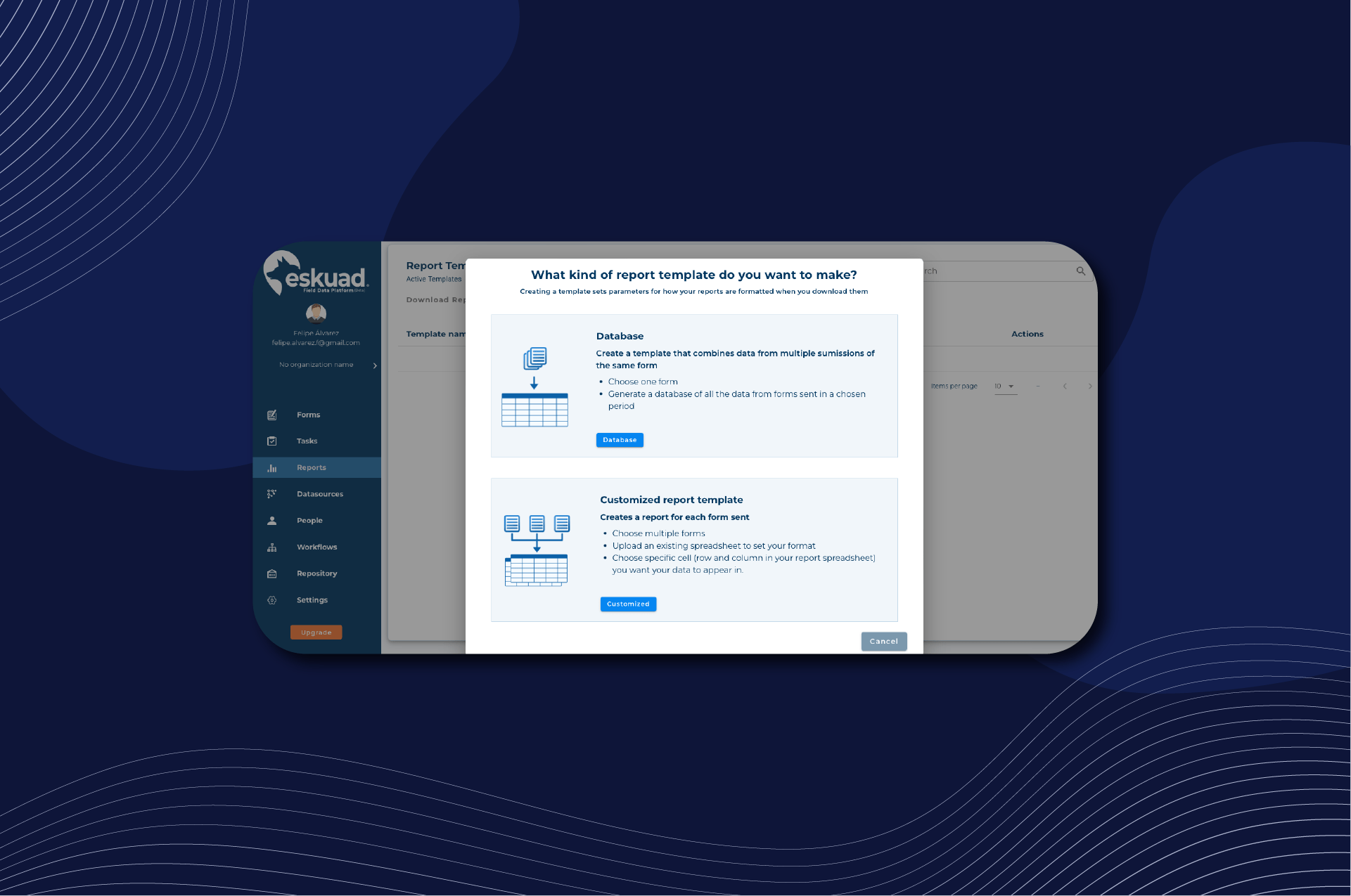 Customized Report Templates Eskuad - Best Abstract Textures in Desktop