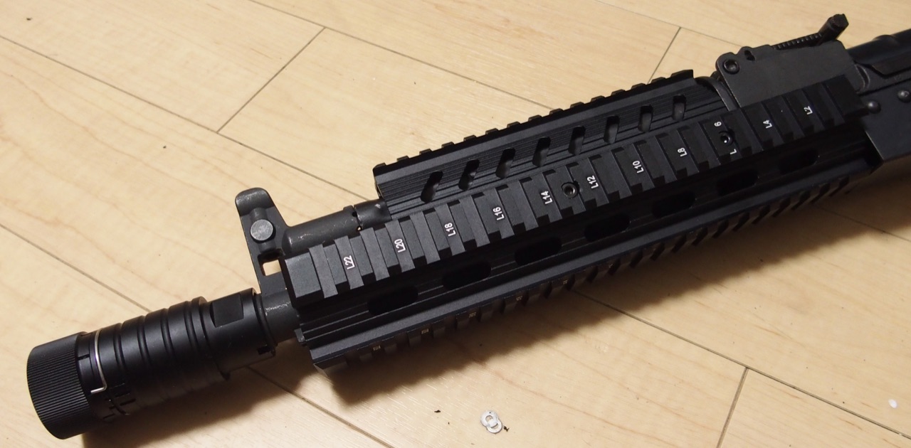 E&L AK104にLCT TX2 レイルハンドガードを付けてみた | エボログ