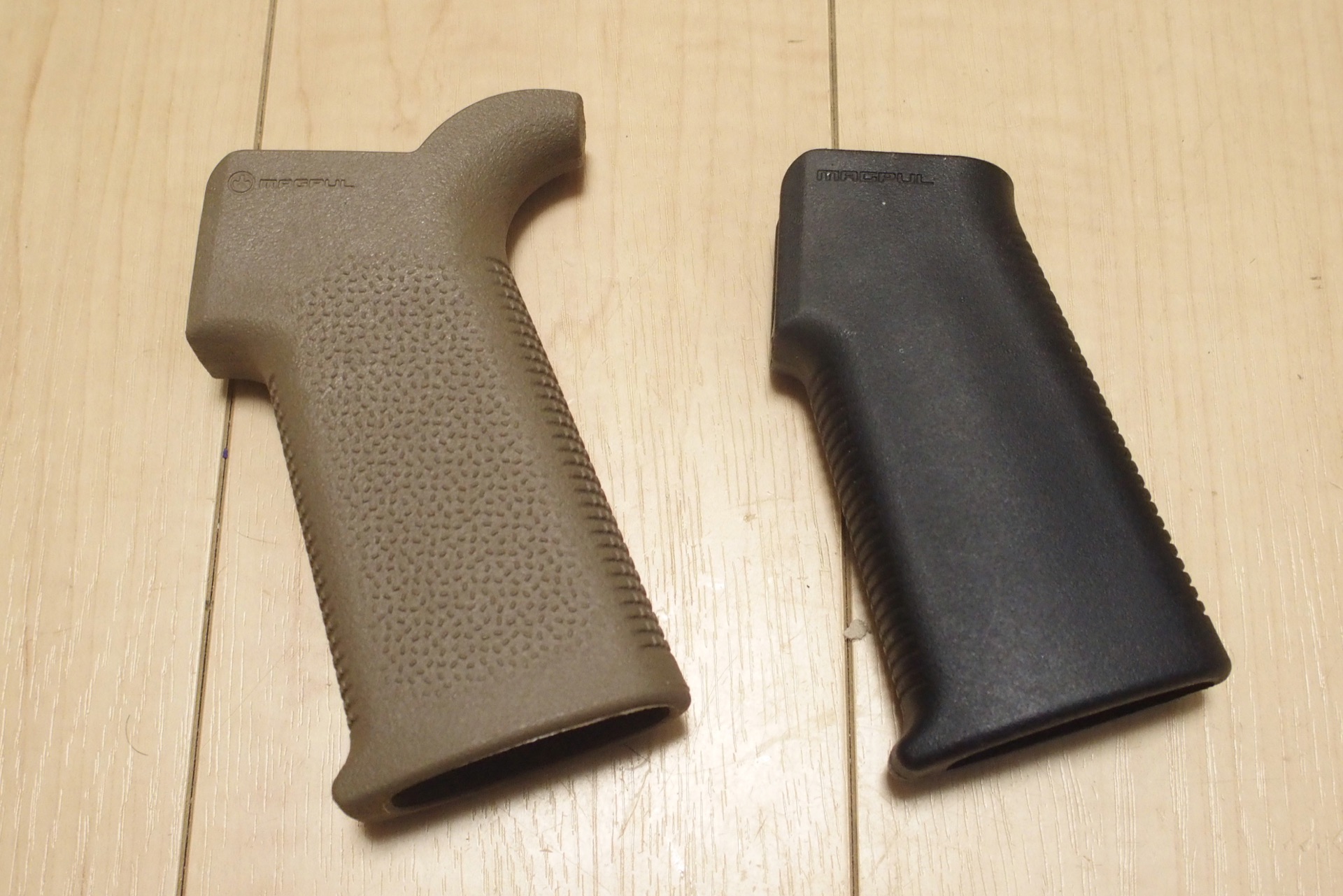 magpul ctr ストック　moe slグリップ　実物 MAGPUL MOE SL-K ストックと、MOE SL グリップを買いました