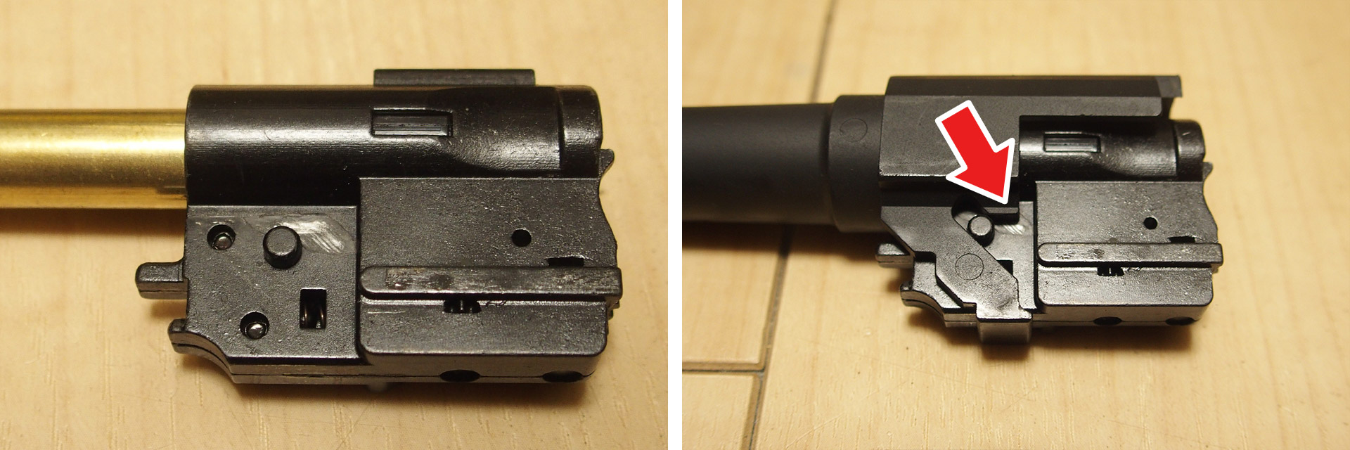P220IC 弾倉×2 グリップパネル DETONATOR : HGスライド タナカ P220 IC用 9mm拳銃 カスタム
