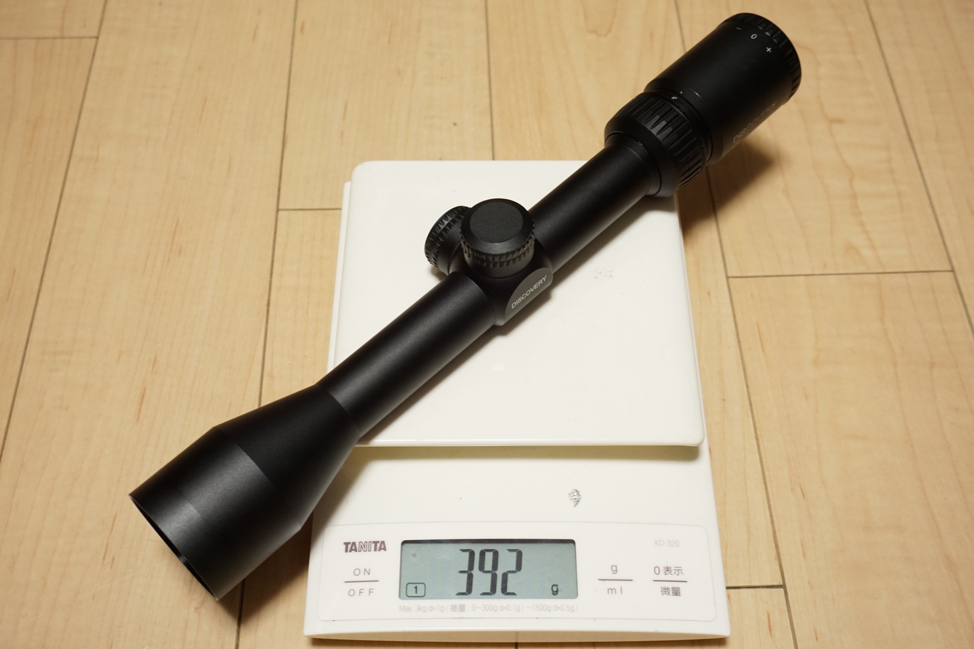 超軽量、そしてお財布に優しい低価格ライフルスコープ DISCOVERY VT-Z