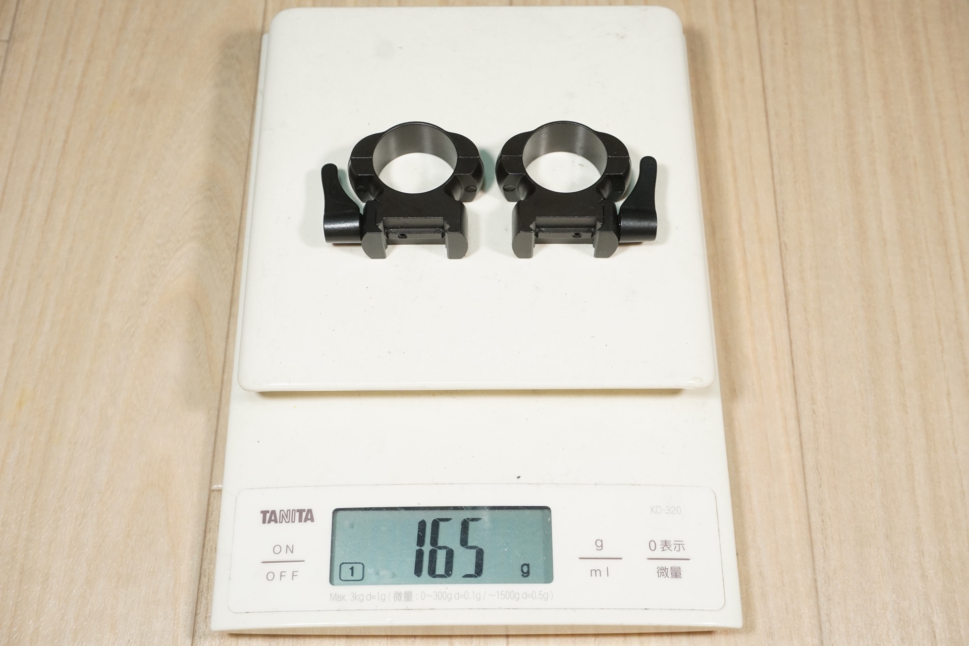 WEAVER製品1インチマウントリング、GRAND SLIM 1” HIGH-MATTEを