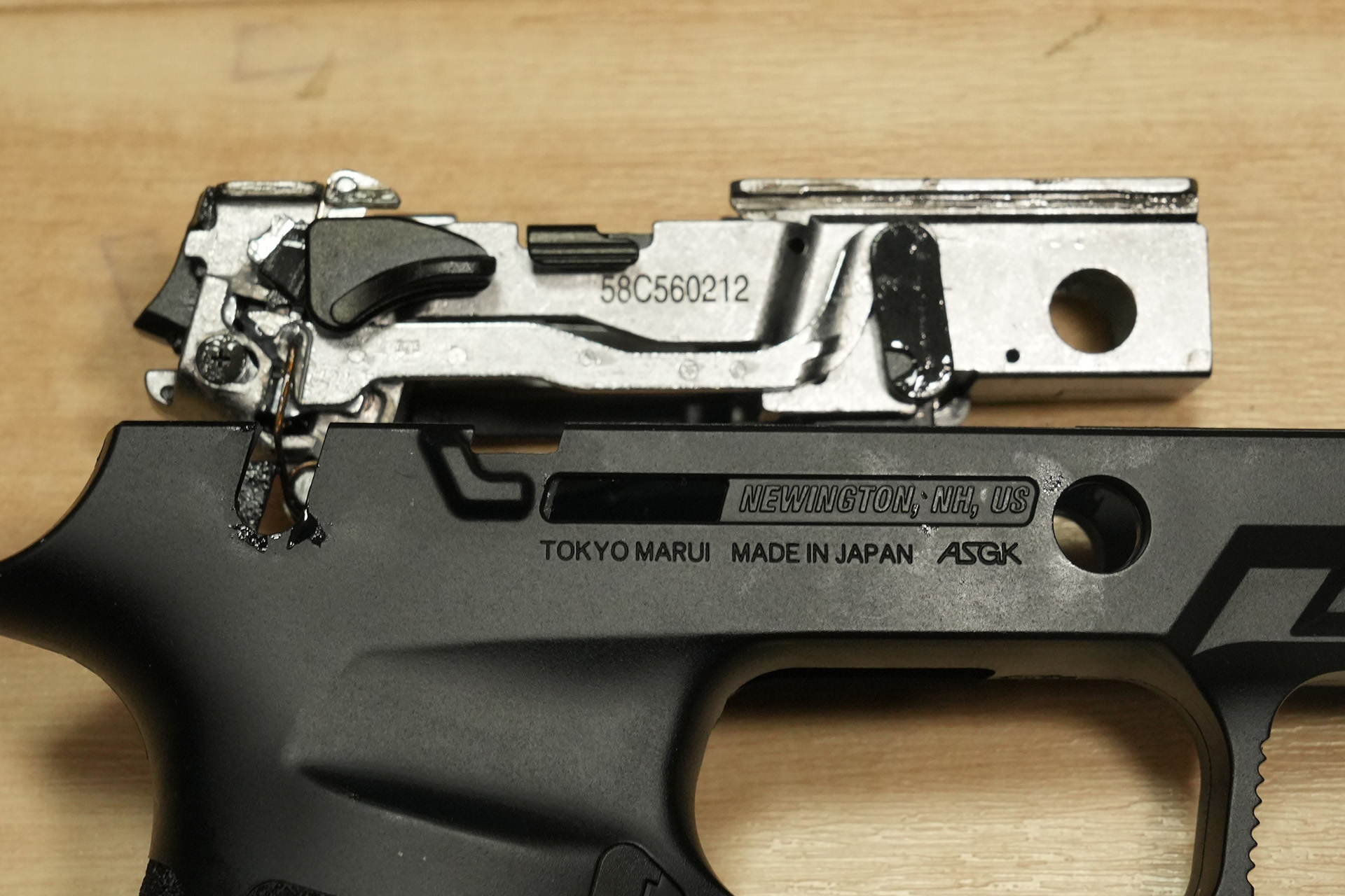 東京マルイ P320 FULL SIZE GRIP MODULE:Mの分解レビュー（バレル周り