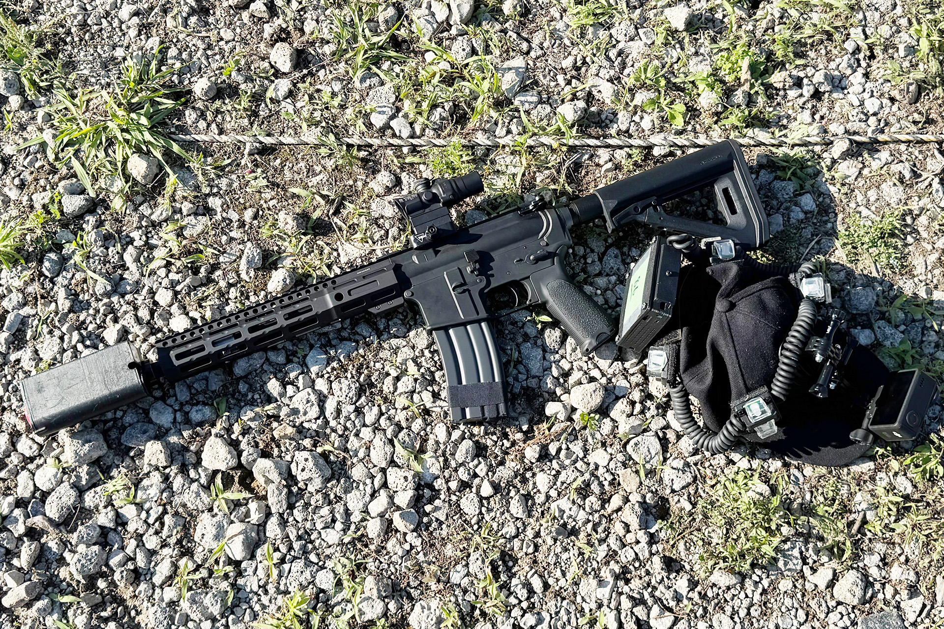 東京マルイ Evolt rs ハンドガードセット EVOLT RS用にMidwest Industries AR15 Night Fighter M-LOK Handguard