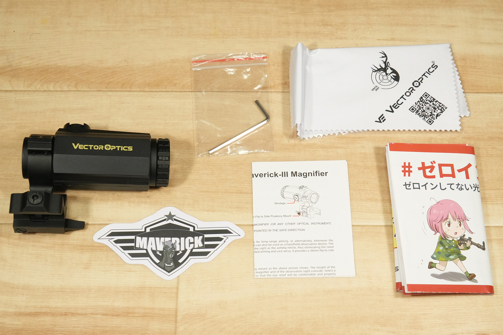 Vector Optics Maverick 3×22 Magnifier MIL(SCMF-37)のレビュー