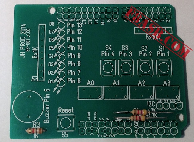 Arduino Shield: Input/Output carte de développement | Blog radioamateur ...