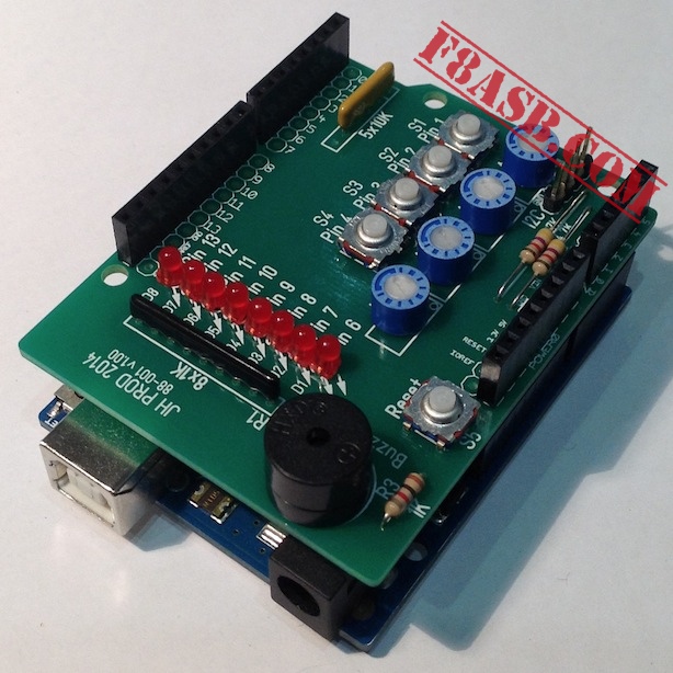 Arduino Shield: Input/Output carte de développement | Blog radioamateur ...