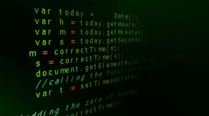 computer program language text