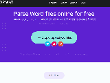 Free Online Fileformat Data Extractor Document Parser
