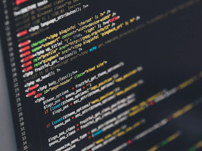 Generic code picture to show engaged developers.