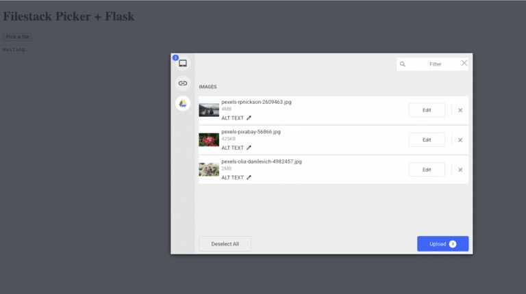 Examples Python Controls Utility File Picker File Picker Upload - 4K Dark Wallpapers for Desktop