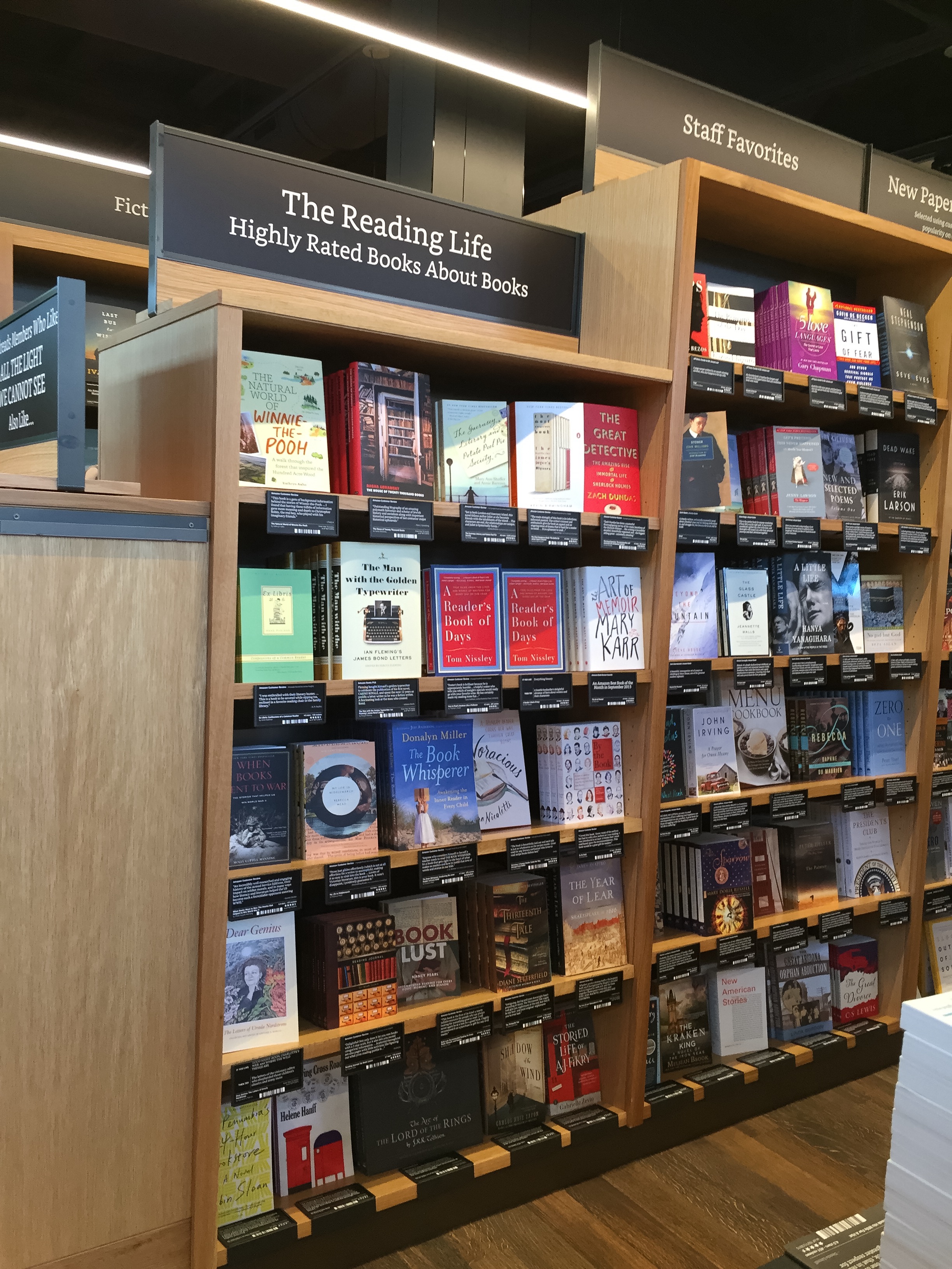 Amazon Books and the art at University Village, Seattle Get Going