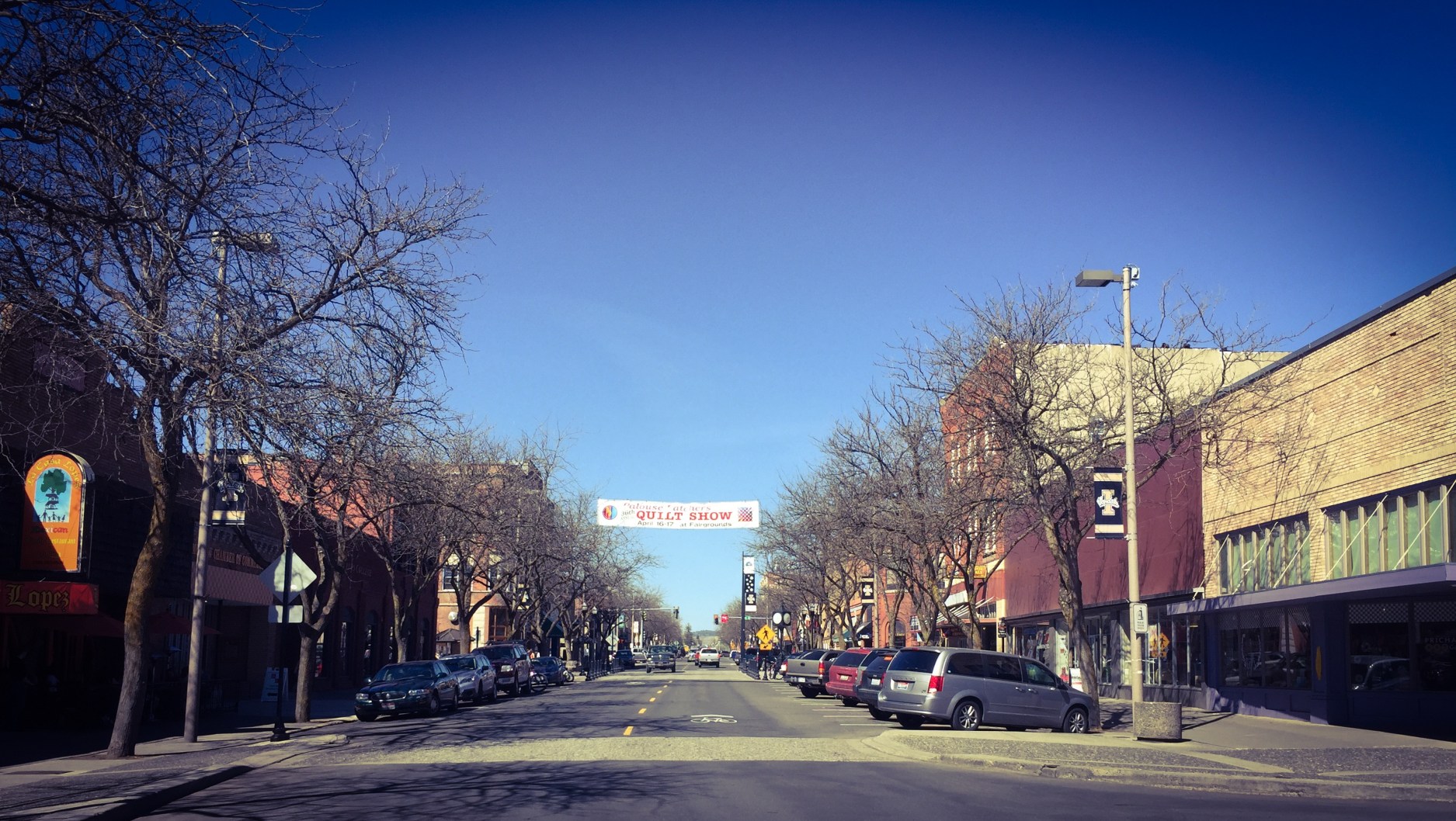 Downtown Moscow, Idaho Get Going