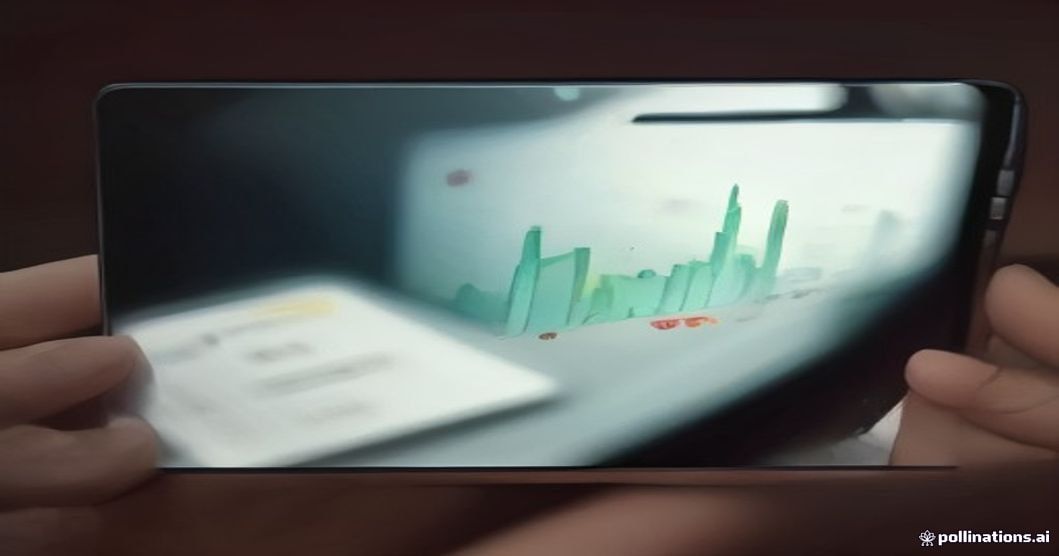 Smartphone display showing real time crypto price movements and trends