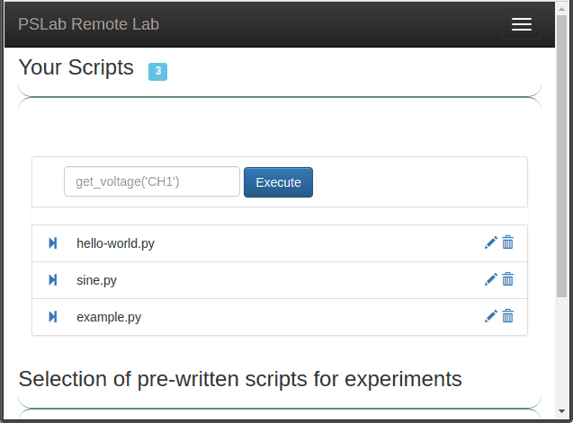 Read more about the article Enhancing the Functionality of User Submitted Scripts in the PSLab-remote framework