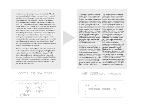 CSS3 Columns