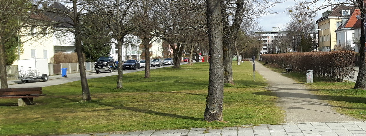 Achtsamkeitszentrum von der Ferpaßstraße aus