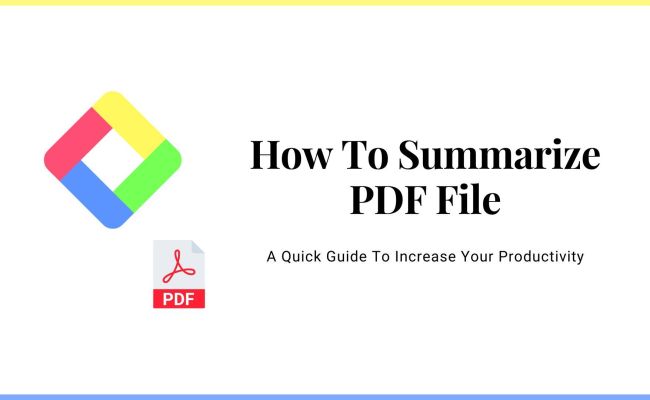 How To Summarize PDF
