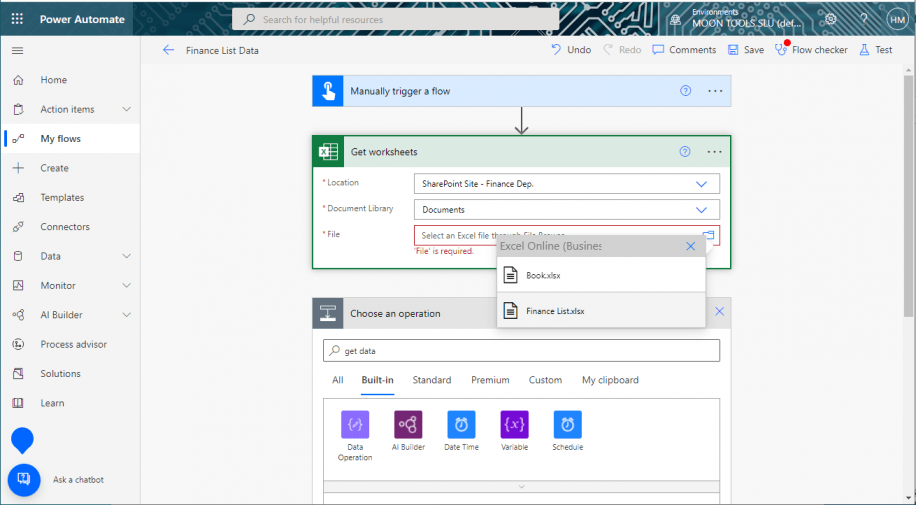 Power automate join two excel tables