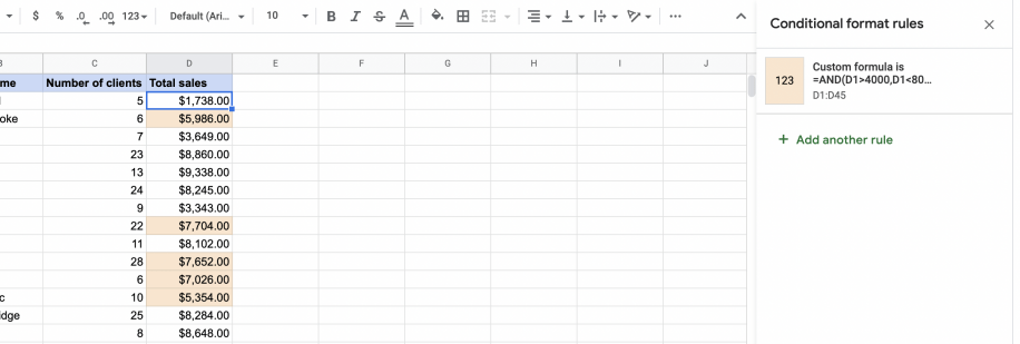 Conditional Formatting in Google Sheets (Complete Guide) | Layer Blog (14) Conditional Formatting in Google Sheets (Complete Guide) | Layer Blog (14)