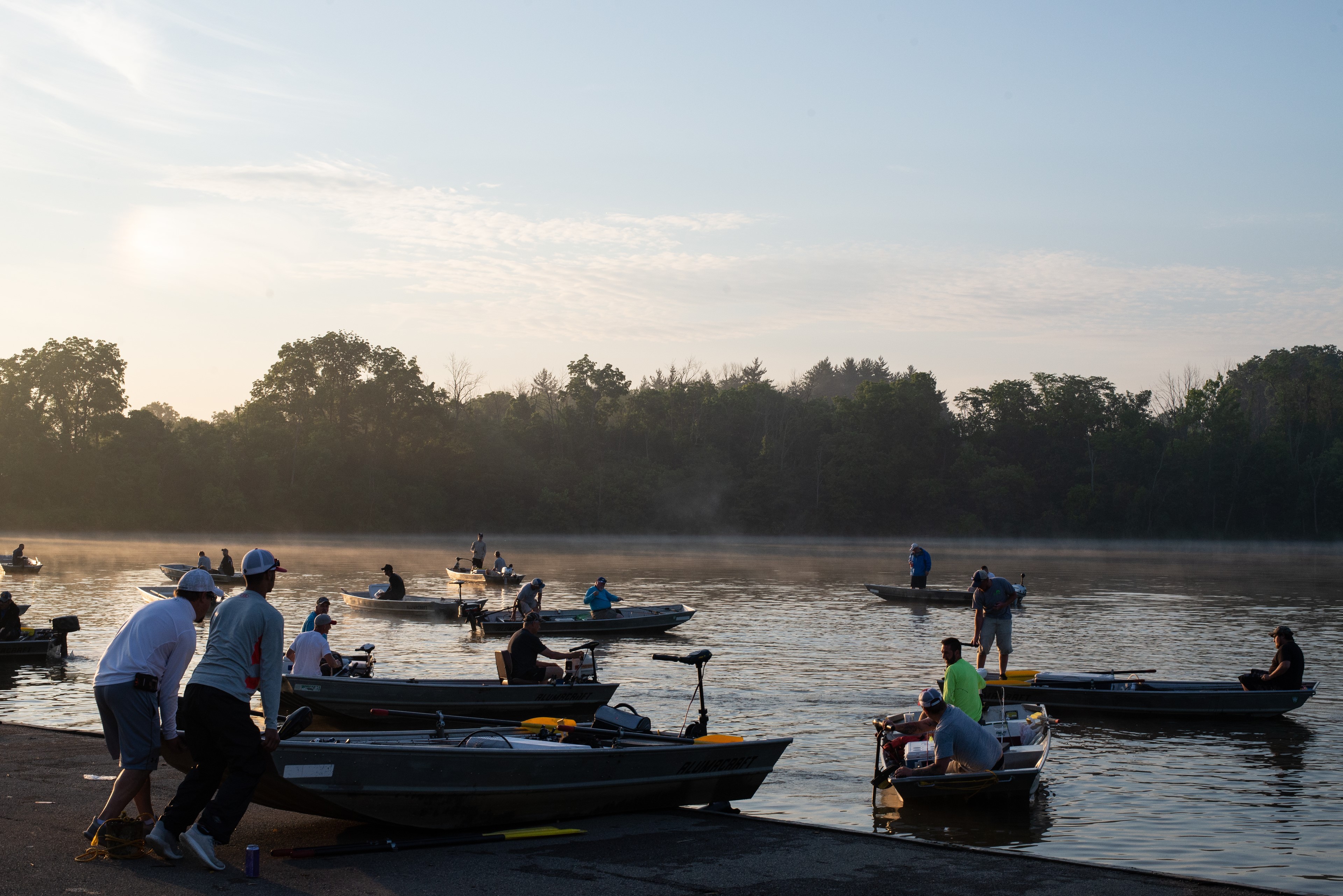 July 14 Bass Series Anglers Head Out on the Water