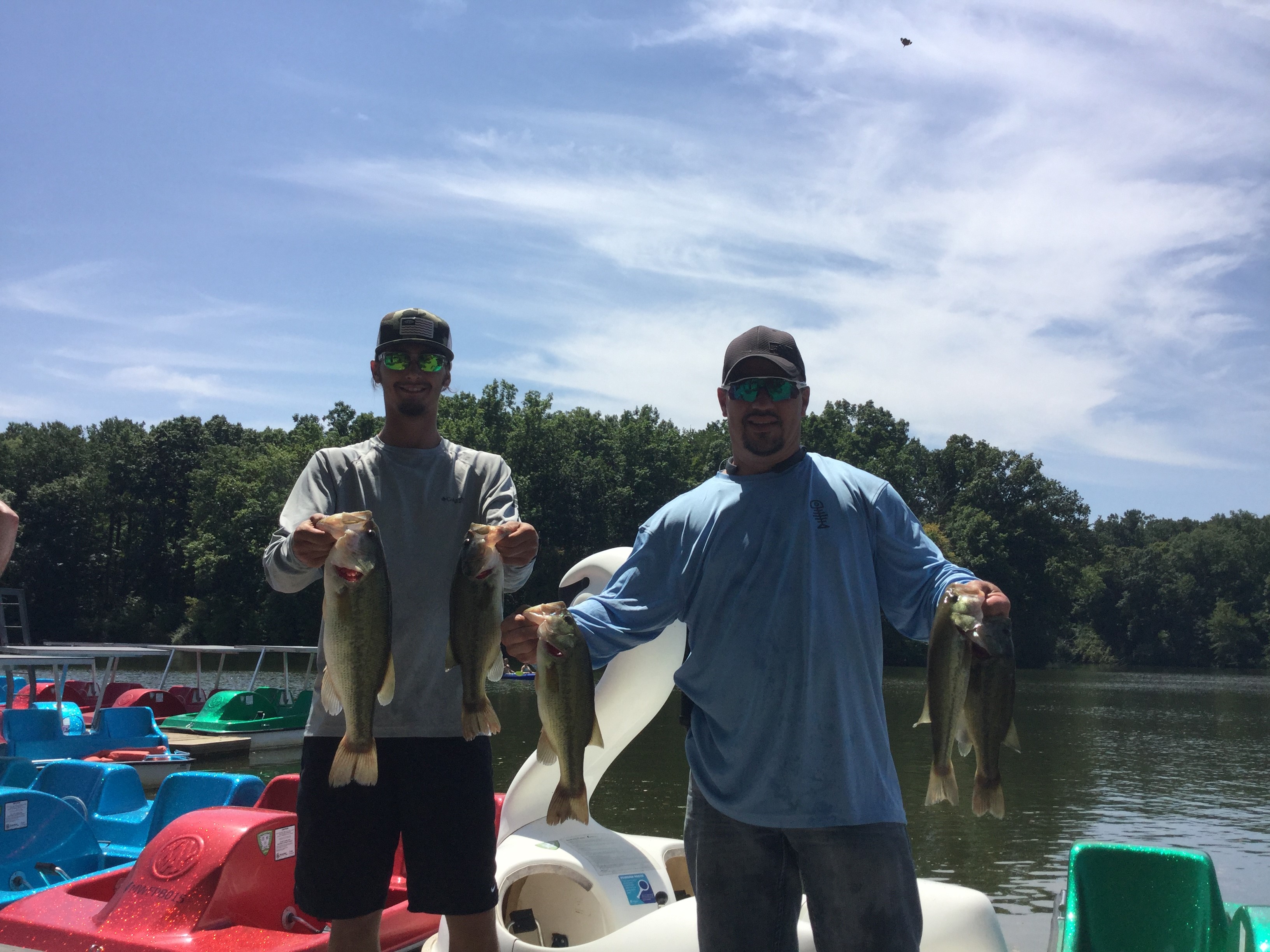 August 3 Bass Series Brian Alex Willwerth and Craig Stephany
