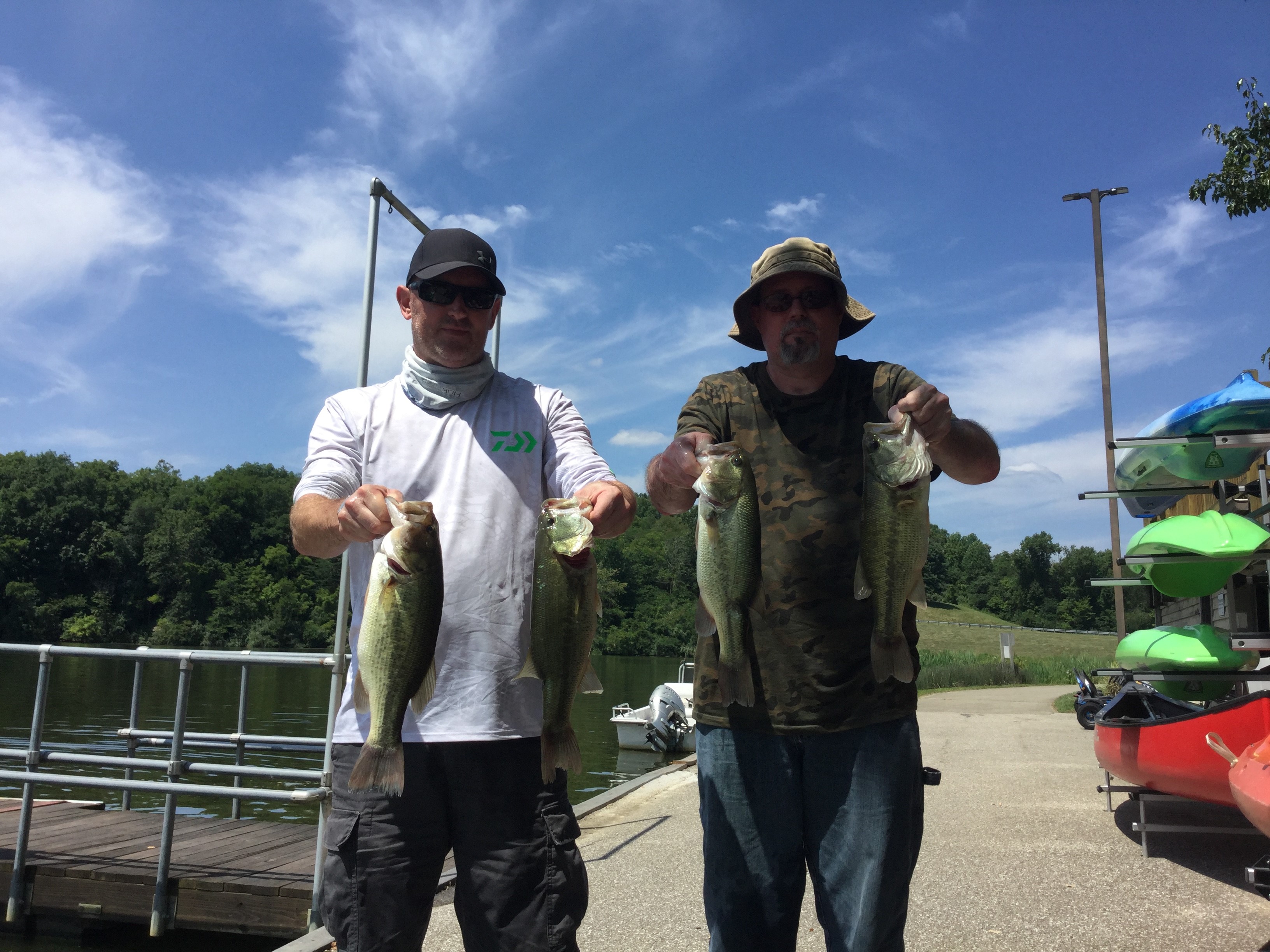 August 3 Bass Series Steve and Shawn Gardner
