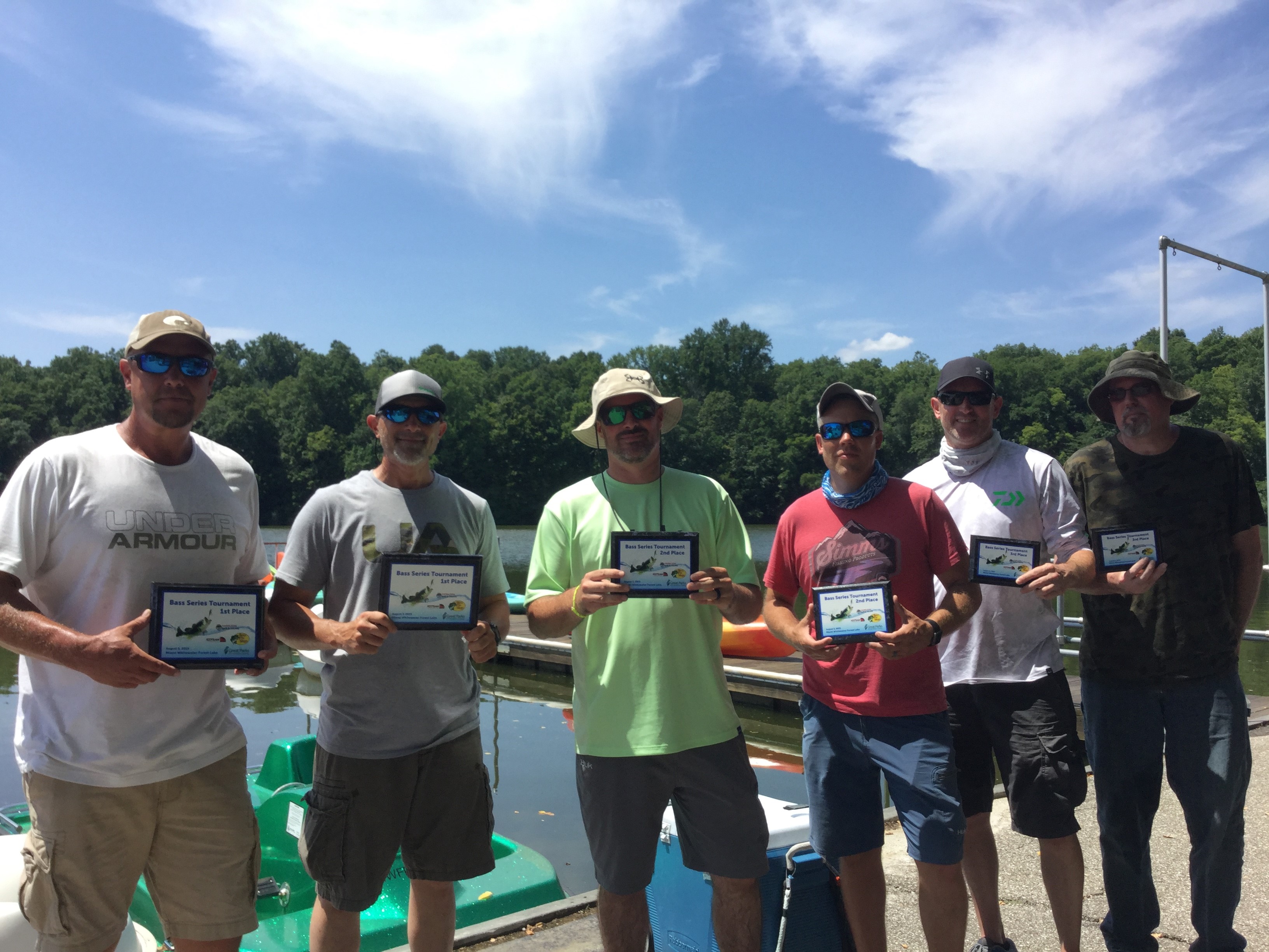 August 3 Bass Series Winning Teams
